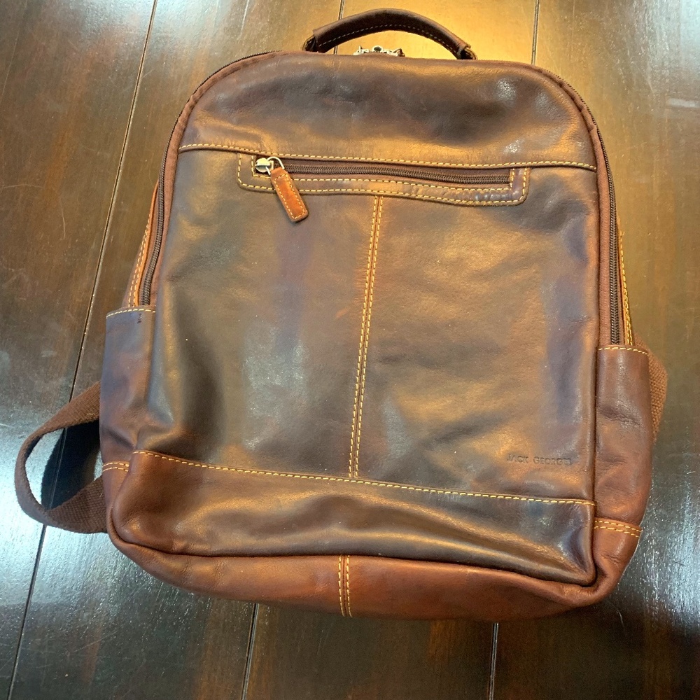 Jack George Leather Messenger Bag